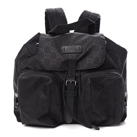 small gucci black backpack|Gucci small backpack price.